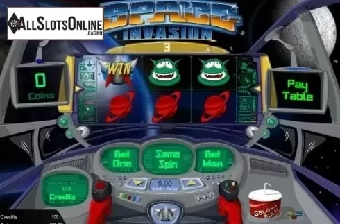Win Screen. Space Invasion from Amaya