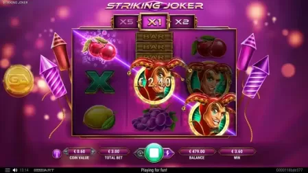 Striking Joker slot screenshot 2