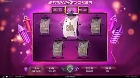 Striking Joker slot screenshot 5