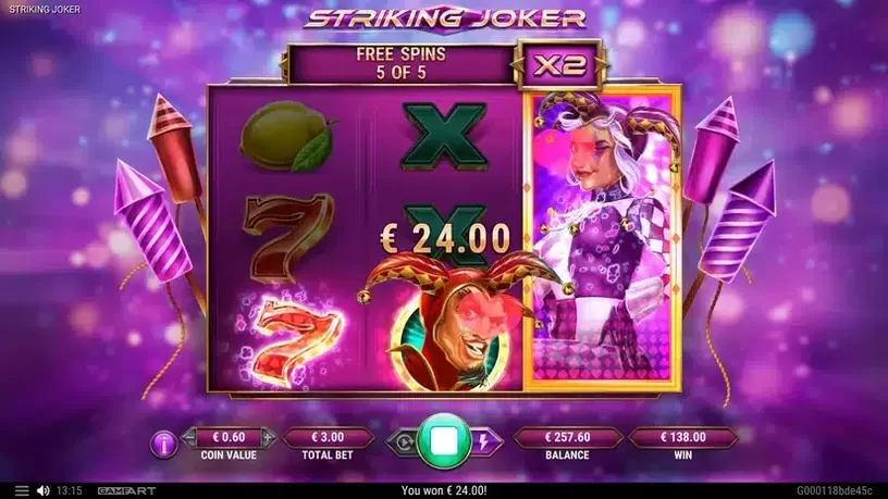 Striking Joker slot screenshot 8