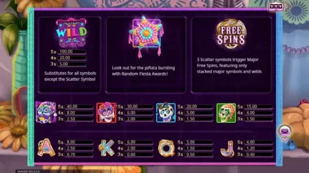 Sugar Skulls slot screenshot 2