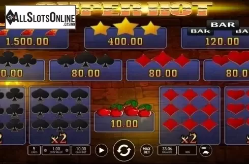 Paytable. Super Hot (Wazdan) from Wazdan