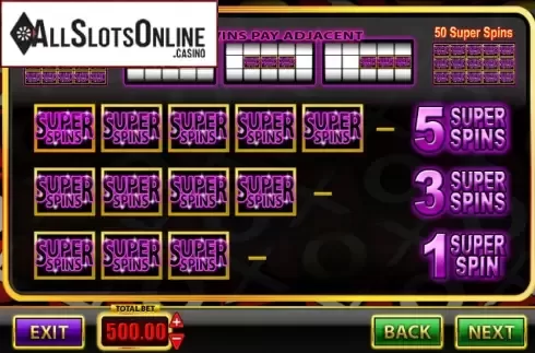Screen4. Super Spins Bar X Gold from Blueprint