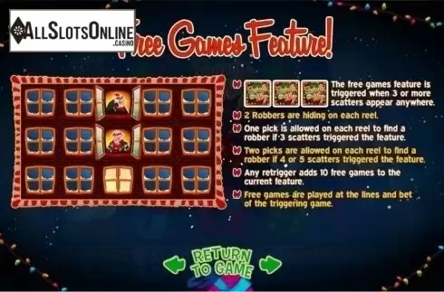 Paytable 3. Swindle All the Way from RTG