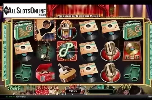 Reels screen. The Big Bopper from RTG