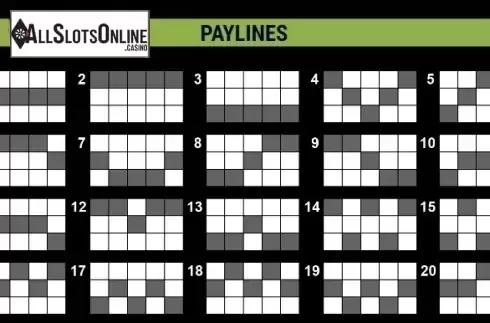 Paytable 1. The Land of heroes GDN from Gamomat