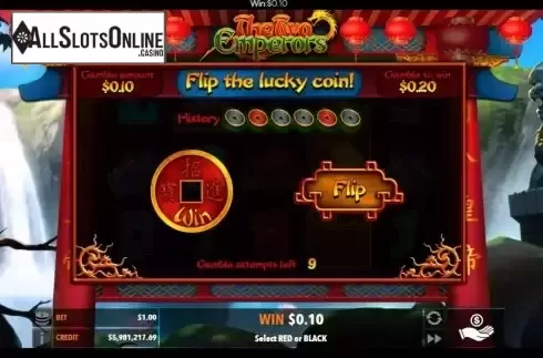 Gamble / Risk Game screen