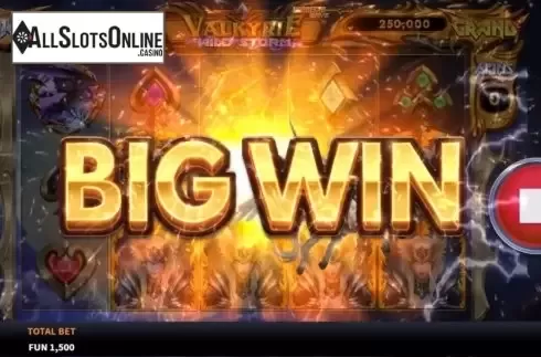 Big Win. Valkyrie Wild Storm from Boomerang Studios