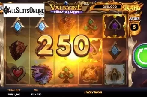 Win Screen 1. Valkyrie Wild Storm from Boomerang Studios