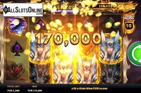 Win Screen 3. Valkyrie Wild Storm from Boomerang Studios