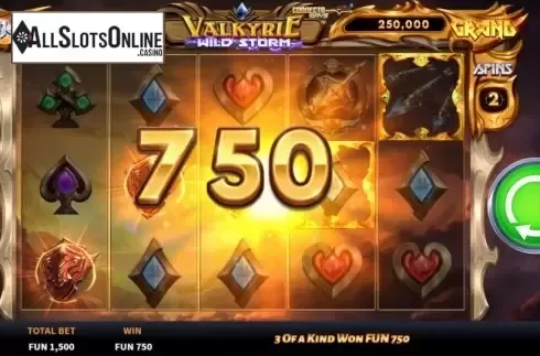 Win Screen 2. Valkyrie Wild Storm from Boomerang Studios