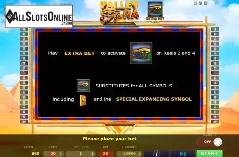 Game Features screen 2