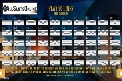 Paytable 3. Venezsia (PlayStar) from PlayStar