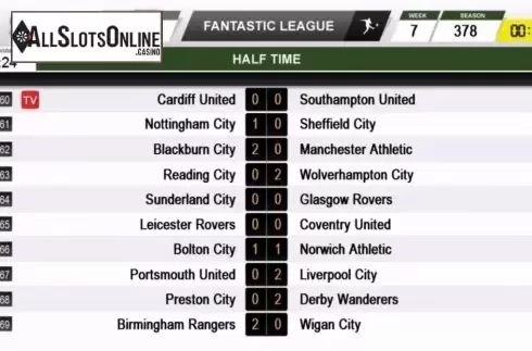 Game Screen. Virtual Football (Kiron Interactive) from Kiron Interactive
