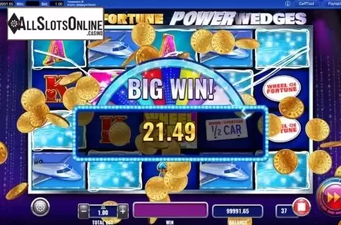 Big Win screen