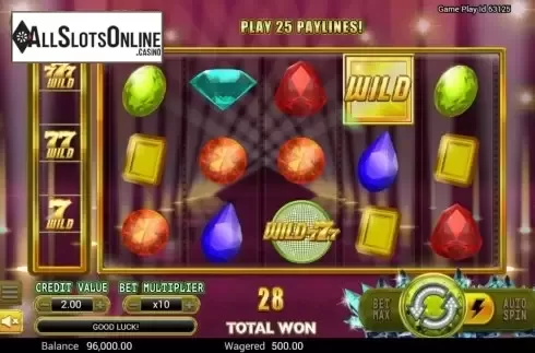 Win Screen 1. Wild 777 from Swintt