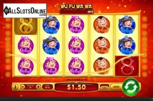 Win screen 2. Wu Fu Wa Wa from Skywind Group