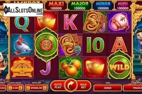 Reel Screen. Zen Zen Cash from NetGame