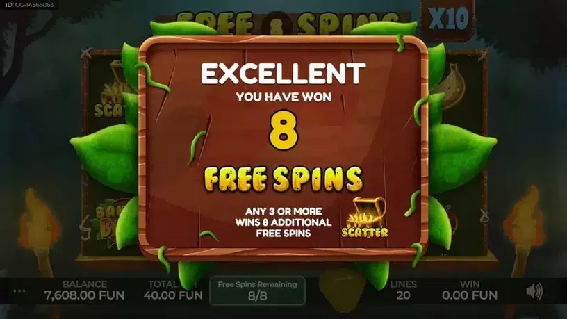 Banana Boom slot screenshot 3