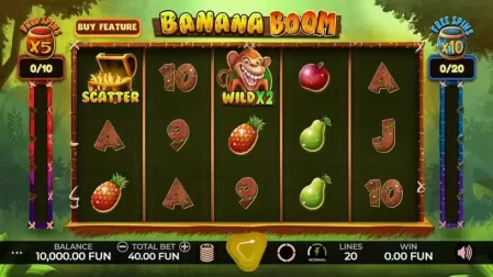 Banana Boom slot screenshot 1