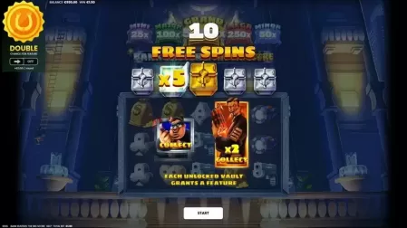 Bank Busters The Big Score slot screenshot 2