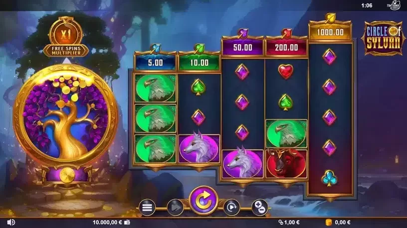 Circle of Sylvan slot screenshot 