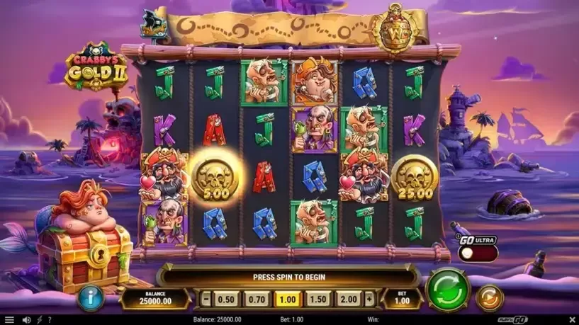 Crabby’s Gold 2 slot screenshot 