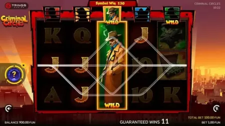 Criminal Circles slot screenshot 4
