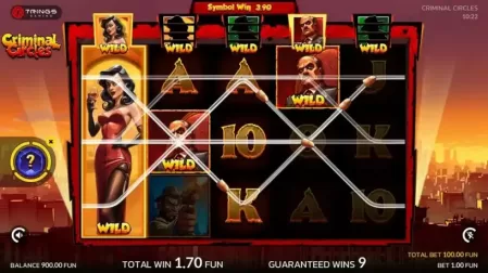 Criminal Circles slot screenshot 5
