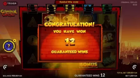 Criminal Circles slot screenshot 3