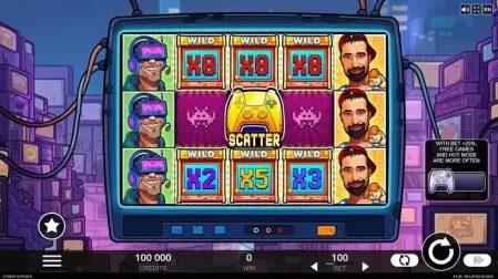 Cyber Gypsies slot screenshot 1