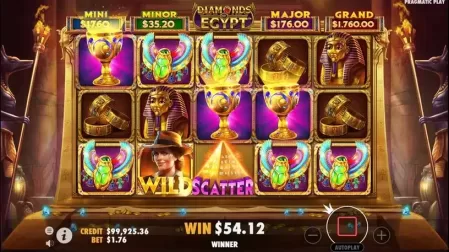 Diamonds Of Egypt slot screenshot 7