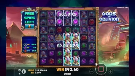Gods of Oblivion slot screenshot 6
