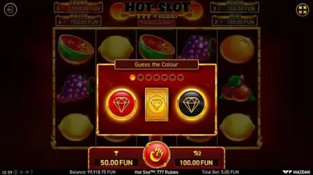 Hot Slot™: 777 Rubies slot screenshot 4