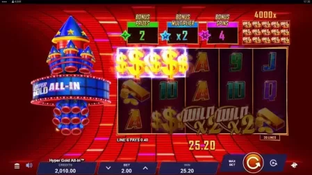 Hyper Gold All In slot screenshot 2