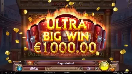 Legion Gold slot screenshot 5