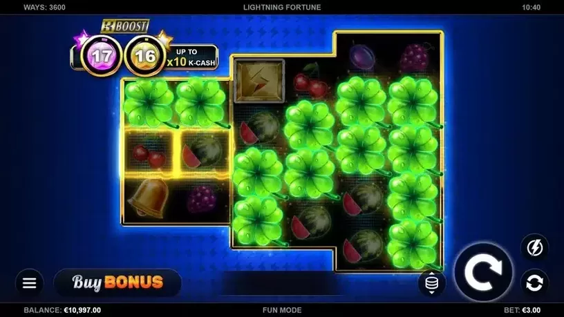 Lightning Fortune slot screenshot 2