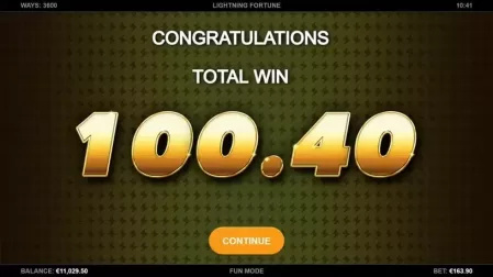Lightning Fortune slot screenshot 5