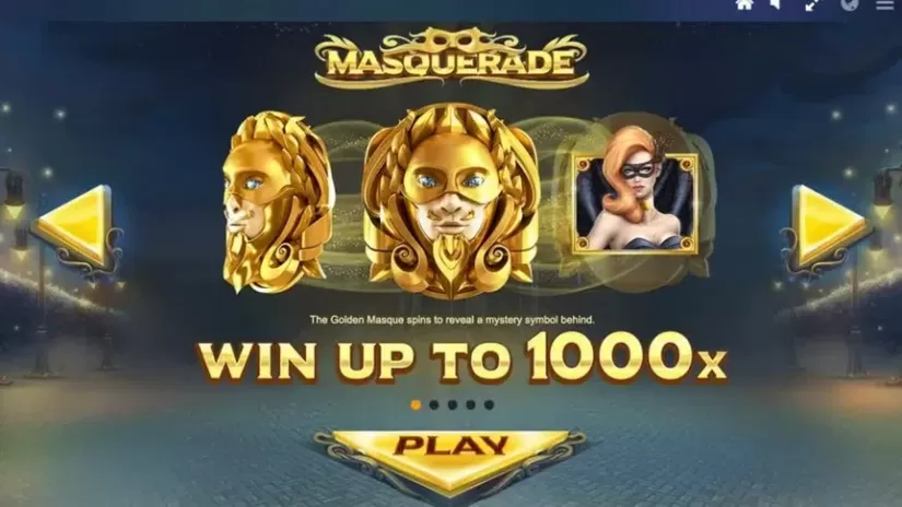 Masquerade slot screenshot 2