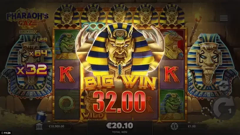 Pharaoh's Gaze DoubleMax slot screenshot 5