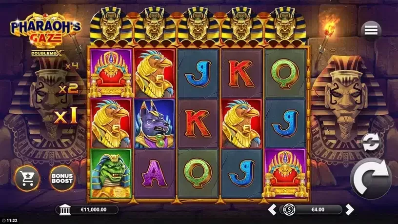 Pharaoh's Gaze DoubleMax slot screenshot 1