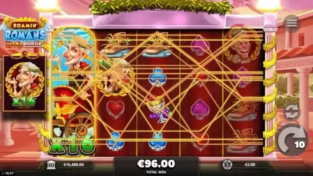 Roamin Romans Ultranudge slot screenshot 4
