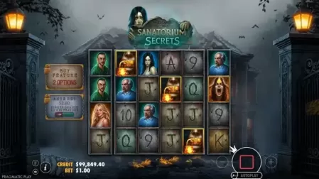 Sanatorium Secrets slot screenshot 2