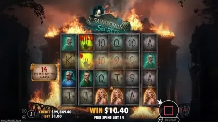Sanatorium Secrets slot screenshot 5