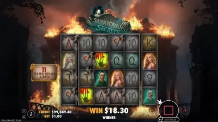 Sanatorium Secrets slot screenshot 6