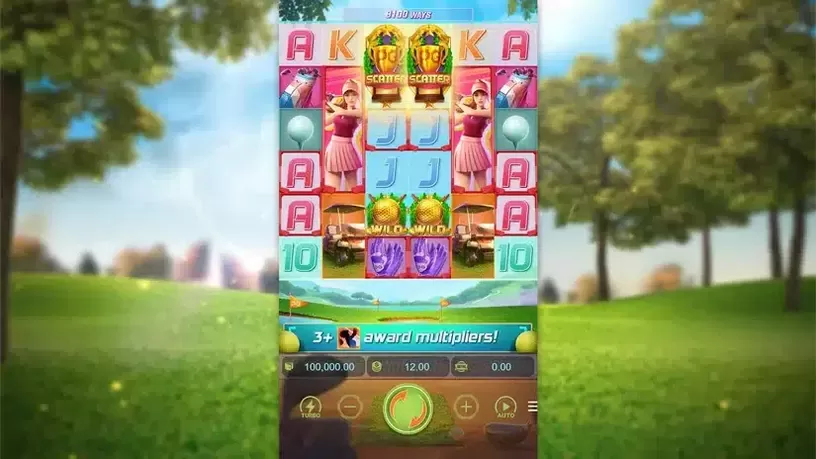 Super Golf Drive slot screenshot 1