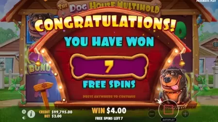 The Dog House Multihold slot screenshot 3