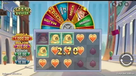 The Great Banker slot screenshot 2