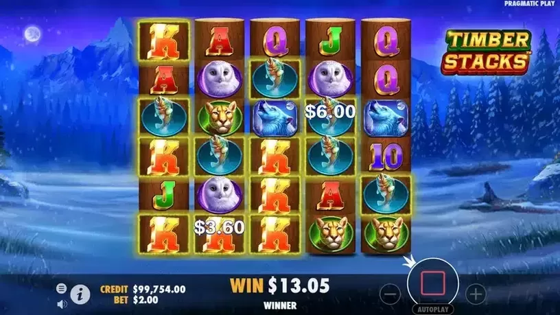Timber Stacks slot screenshot 6