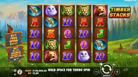 Timber Stacks slot screenshot 1